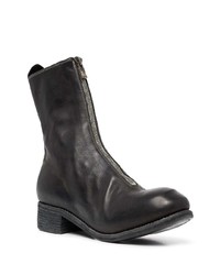 Guidi Pl2 Zipped Leather Ankle Boots