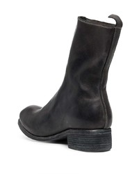 Guidi Pl2 Zipped Leather Ankle Boots