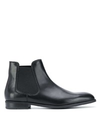 Men's Leather Chelsea Boots by Emporio Armani | Lookastic