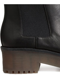 H&M Platform Chelsea Boots Black Ladies