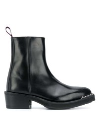 Eytys Pointed Toe Leather Ankle Boots