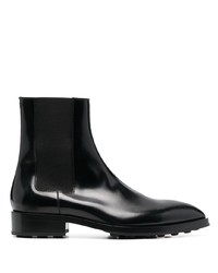 Jil Sander Pointed Toe Leather Chelsea Boots