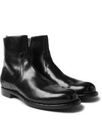 Officine Creative Polished Leather Chelsea Boots