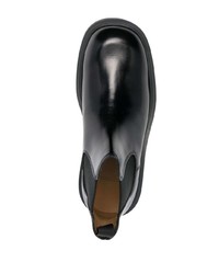 Sandro Polished Leather Riding Boots