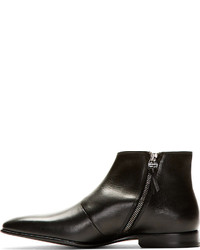 Paul Smith Ps By Black Leather Dove Chelsea Boots