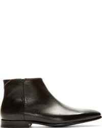 Paul Smith Ps By Black Leather Dove Chelsea Boots