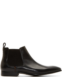 Paul Smith Ps By Black Leather Falconer Boots