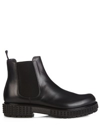 Valentino Punky Ch Leather Chelsea Boots