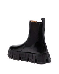 Versace Ridged Sole Ankle Boots