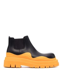 Bottega Veneta Ridged Sole Ankle Boots