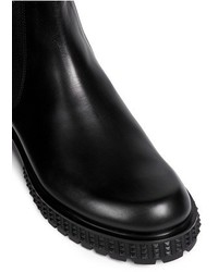 Valentino Rockstud Tread Sole Leather Chelsea Boots