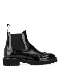 Doucal's Rome Patent Chelsea Boots