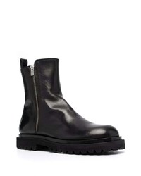 Officine Creative Round Toe Leather Boots