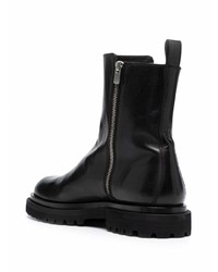 Officine Creative Round Toe Leather Boots