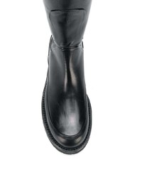 Ann Demeulemeester Round Toe Zipped Ankle Boots