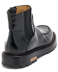 Fendi Runway Leather Chelsea Boots