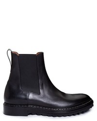 Givenchy Saw Sole Leather Chelsea Boots