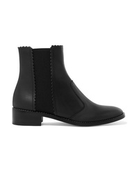 See by Chloe Scalloped Leather Chelsea Boots