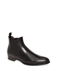 To Boot New York Shelby Mid Chelsea Boot In Black Leather At Nordstrom