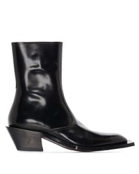 Dolce & Gabbana Shiny Tex Ankle Boots