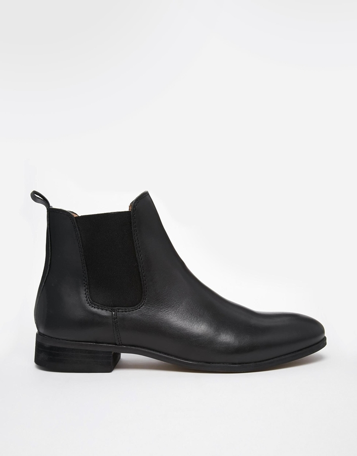 Shoe The Bear Leather Chelsea Boots, $235 | Asos | Lookastic.com