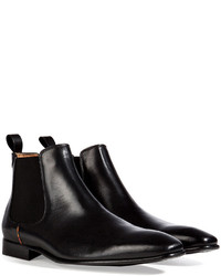 Paul Smith Shoes Leather Falconer Chelsea Boots In Black