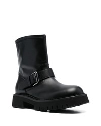 Moschino Side Buckle Fastening Ankle Boots