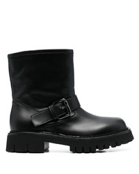 Moschino Side Buckle Fastening Ankle Boots
