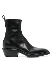 Premiata Side Zip Leather Boots