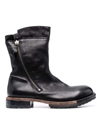 Moma Side Zip Leather Boots
