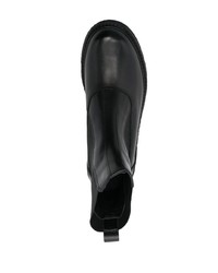 Emporio Armani Slip On Leather Boots