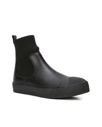 Neil Barrett Solid Black Sock Boots