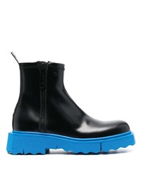 Off-White Sponge Sole Zip Fastening Ankle Boots