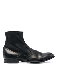 Officine Creative Stereo Leather Ankle Boots
