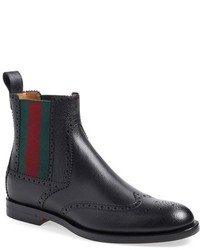 Gucci Strand Wingtip Chelsea Boot