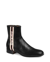 Gucci Stripe Leather Boot