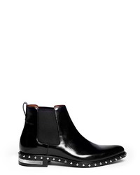 Givenchy Stud Leather Chelsea Boots
