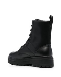 VERSACE JEANS COUTURE Syrius Logo Buckle Combat Boots