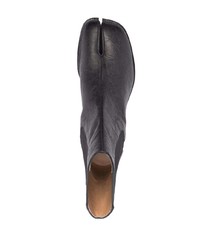 Maison Margiela Tabi Crinkle Leather Ankle Boots