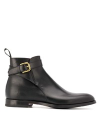 Scarosso Taylor Buckled Ankle Boots