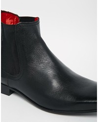 Base London Thread Leather Chelsea Boots