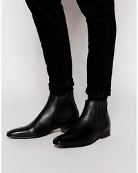 Base London Thread Leather Chelsea Boots, $132 | Asos | Lookastic