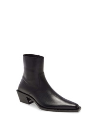 Balenciaga Tiaga Pointed Toe Leather Ankle Boot