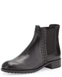Tod's Tods Chelsea Perforated Zigzag Ankle Boot