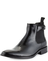 Kenneth Cole Totalize Leather Chelsea Boot Black