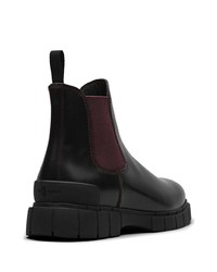 Car Shoe Two Tone Leather Ankle Boots