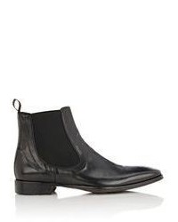 Barneys New York Washed Leather Chelsea Boots
