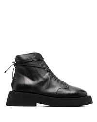 Marsèll Zip Back Leather Ankle Boots
