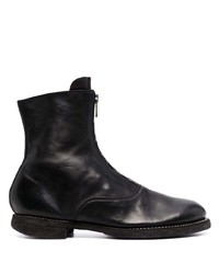 Guidi Zip Detail Leather Boots