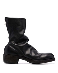 Guidi Zip Front Ankle Boots